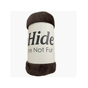 Unhide Lil' Marsh Small Blanket in Chocolate Brown